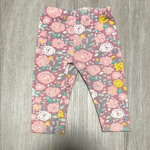 Floral Pink Kids Leggings